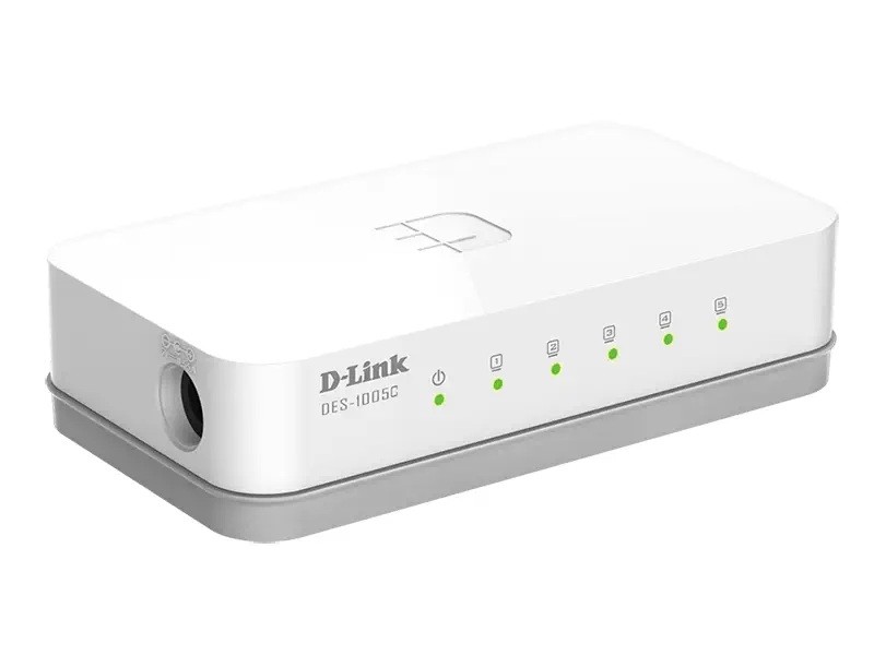 D-Link DES-1005C 5 Bağlantı Noktalı 10/100 Mbps Ethernet Switch D-Link DES-1005C 5 Bağlantı Noktalı 10/100 Mbps Ethernet Switch