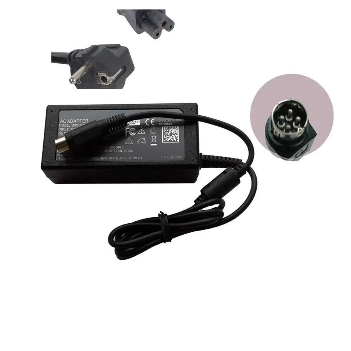 FAST C105B 12V 5A 4 Pin Uç 60W Harici HDD, POS Bilgisayar ve Yazarkasa Uyumlu Evrensel Güç Adaptörü, Şarj Aleti ve Güç Kaynağı