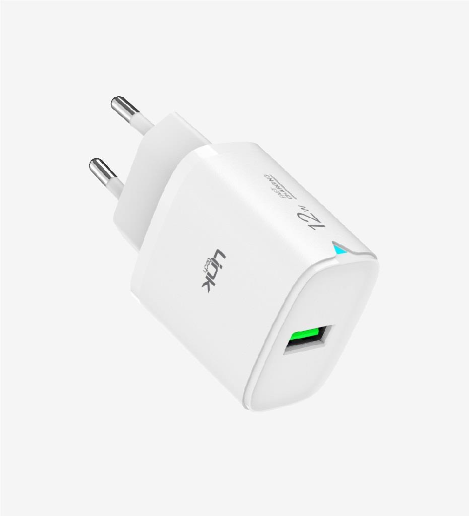 LinkTech Beyaz C302 Safe 5V 2.4A 12W Lightning Kablolu Hızlı Şarj Cihazı LinkTech Beyaz C302 Safe 5V 2.4A 12W Lightning Kablolu Hızlı Şarj Cihazı