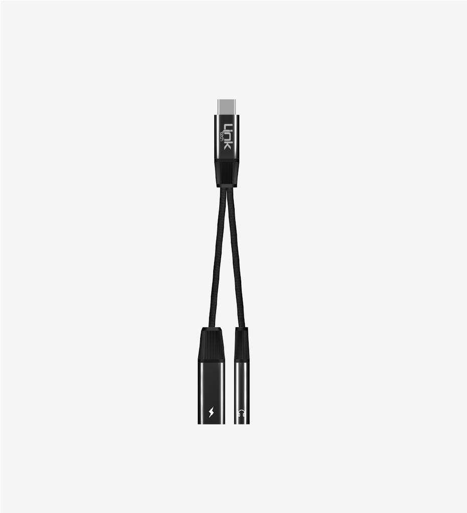 LinkTech Premium A202 Type C to Type C + 3,5 mm Kulaklık Jakı Adaptörü, Type C Şarj ve Kulaklık Çevirici LinkTech Premium A202 Type C to Type C + 3,5 mm Kulaklık Jakı Adaptörü, Type C Şarj ve Kulaklık Çevirici