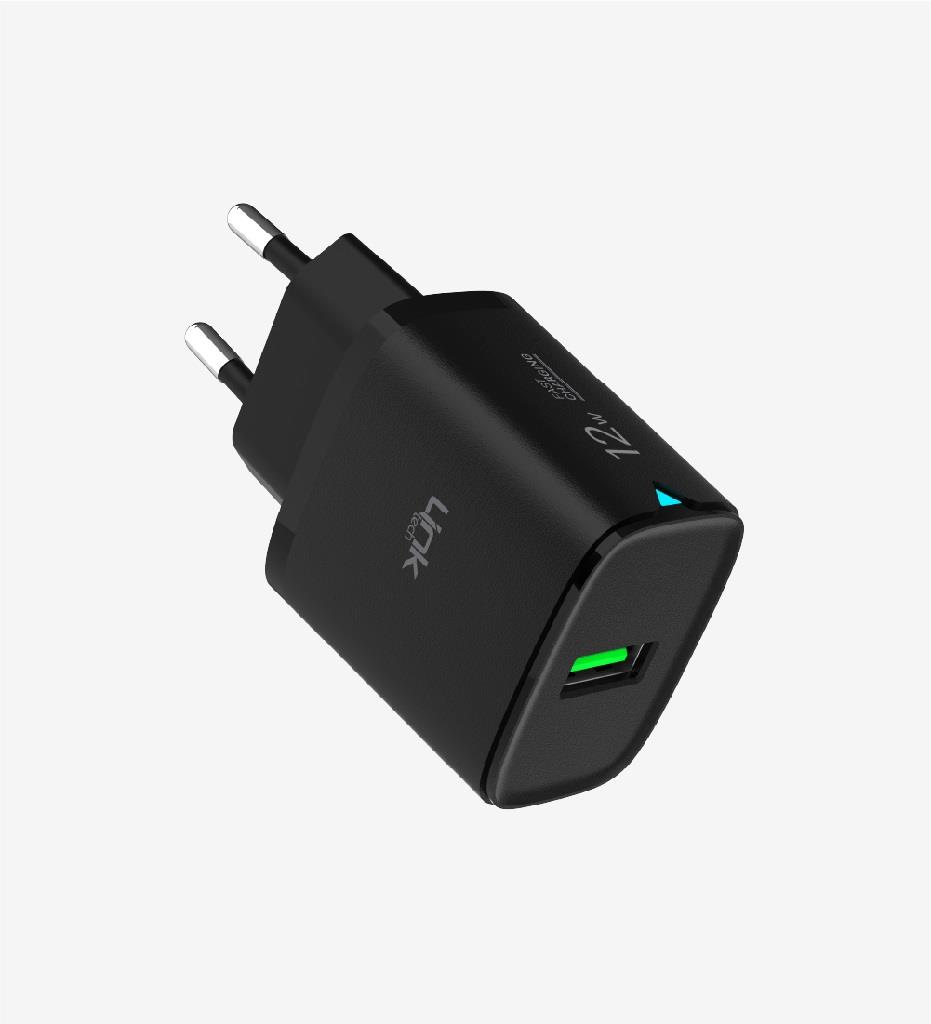 LinkTech Siyah C302 Safe 5V 2.4A 12W Lightning Kablolu Hızlı Şarj Cihazı LinkTech Siyah C302 Safe 5V 2.4A 12W Lightning Kablolu Hızlı Şarj Cihazı