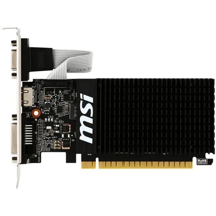 MSI GT 710 2GD3H LP 64 Bit DDR3 2 GB Ekran Kartı MSI GT 710 2GD3H LP 64 Bit DDR3 2 GB Ekran Kartı