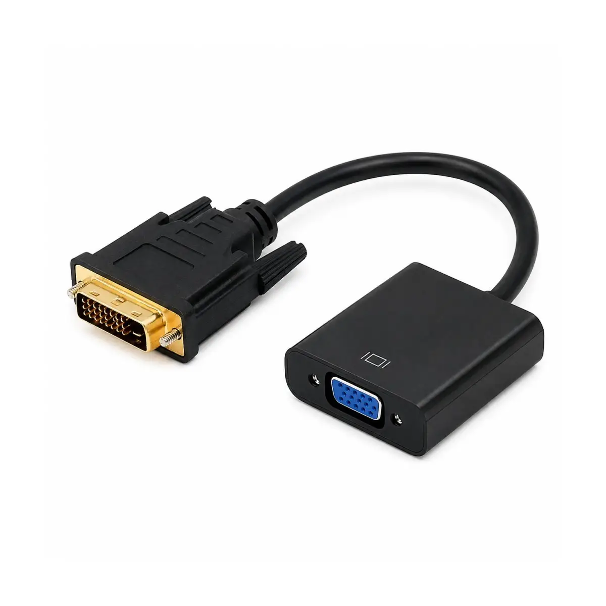 PrimeX PX-1300 DVI to VGA Aktif Dönüştürücü Kablo (DVI-D Erkek VGA Dişi)