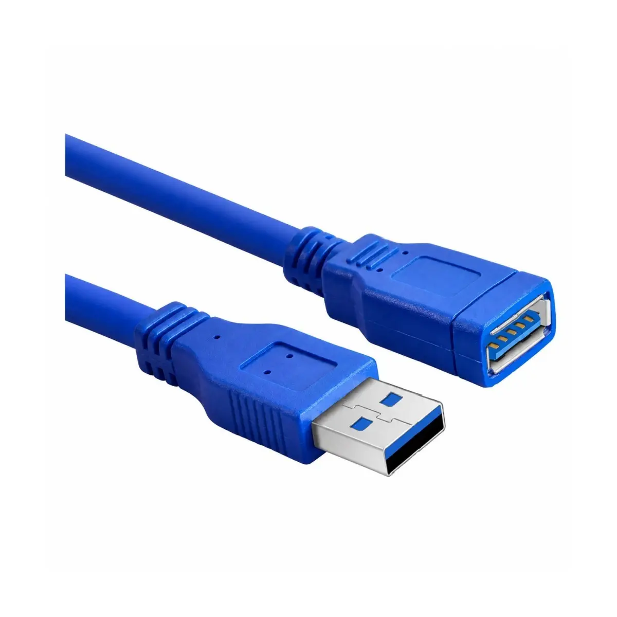 PrimeX PX-1760 0.60 Metre USB 3.0 Uzatma Kablosu, USB Erkek Dişi Ek Kablo, Mavi SuperSpeed USB A Uzatma Kablosu
