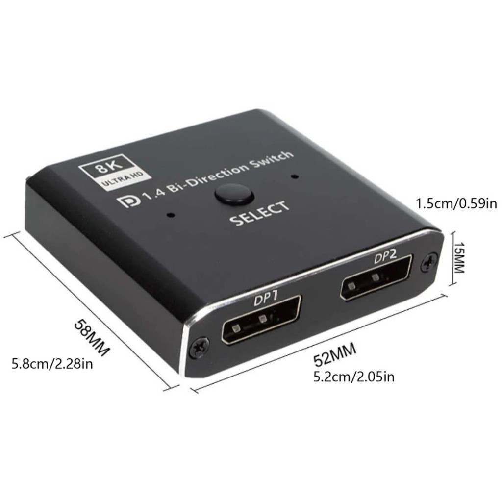 PrimeX PX-4284 8K DisplayPort Kumandalı Çift Yönlü Çoklayıcı Switch Splitter (2 PC-1 Monitör) PrimeX PX-4284 8K DisplayPort Kumandalı Çift Yönlü Çoklayıcı Switch Splitter (2 PC-1 Monitör)