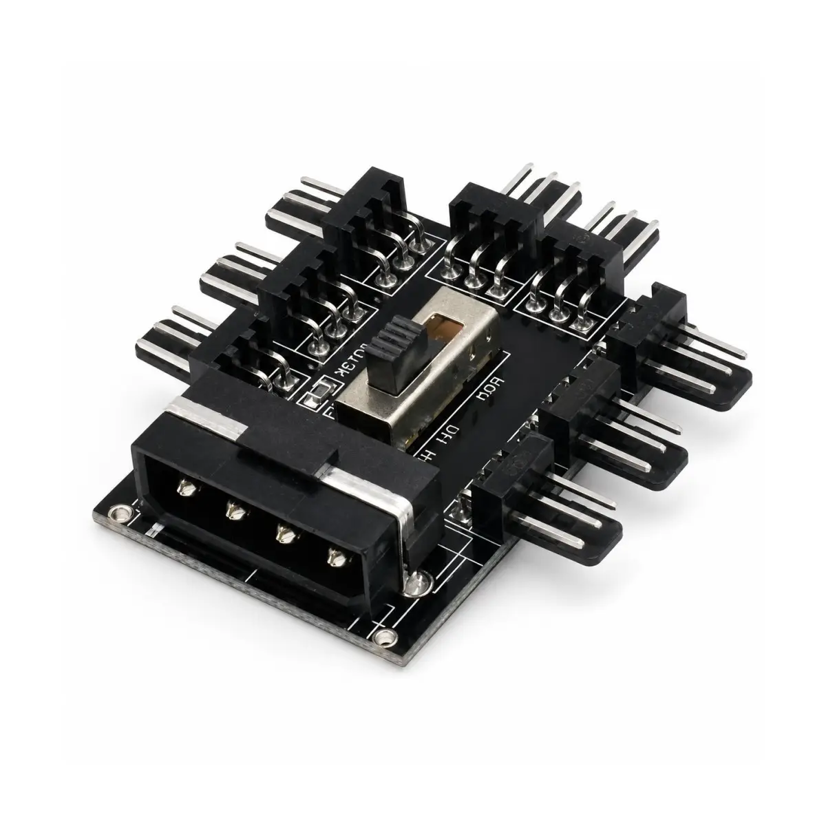 PrimeX PX-4336 3 Pin Girişli 8 Port Fan Çoklayıcı Kart