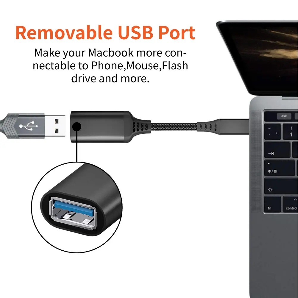 PrimeX PX-515 Type-C To USB3.0 OTG Çevirici 15Cm (Erkek-Dişi) PrimeX PX-515 Type-C To USB3.0 OTG Çevirici 15Cm (Erkek-Dişi)