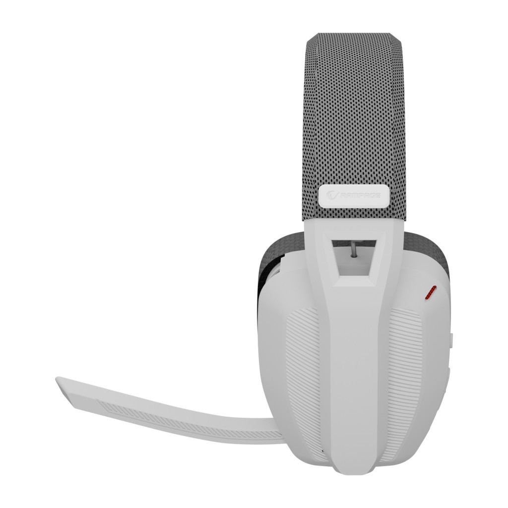 Rampage BLITZ Beyaz/Gri Wireless 2.4G+ Bluetooth Mikrofonlu Oyuncu Kulaklığı Rampage BLITZ Beyaz/Gri Wireless 2.4G+ Bluetooth Mikrofonlu Oyuncu Kulaklığı
