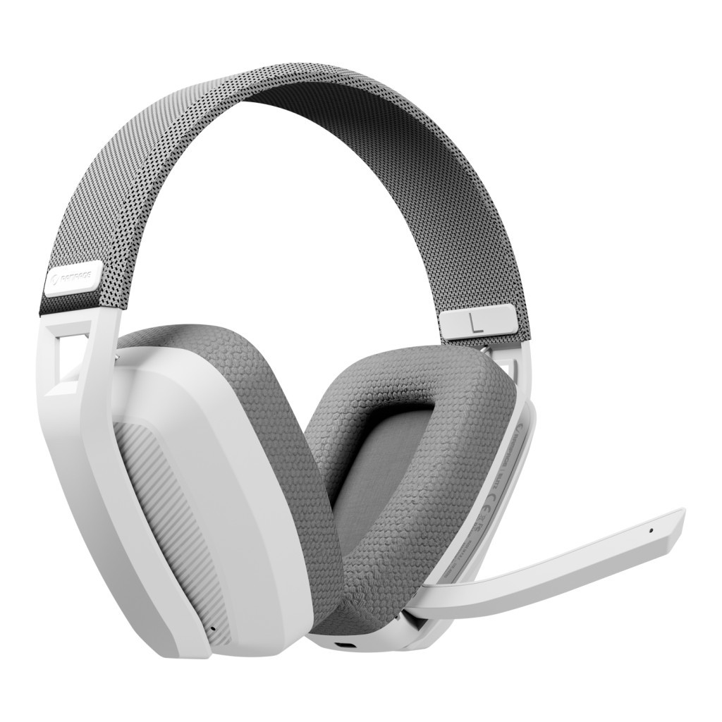 Rampage BLITZ Beyaz/Gri Wireless 2.4G+ Bluetooth Mikrofonlu Oyuncu Kulaklığı Rampage BLITZ Beyaz/Gri Wireless 2.4G+ Bluetooth Mikrofonlu Oyuncu Kulaklığı