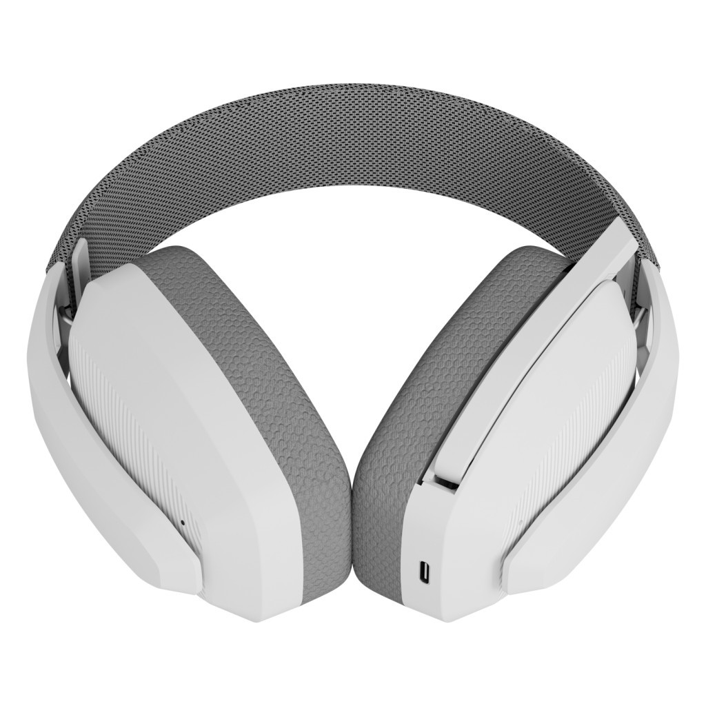 Rampage BLITZ Beyaz/Gri Wireless 2.4G+ Bluetooth Mikrofonlu Oyuncu Kulaklığı Rampage BLITZ Beyaz/Gri Wireless 2.4G+ Bluetooth Mikrofonlu Oyuncu Kulaklığı