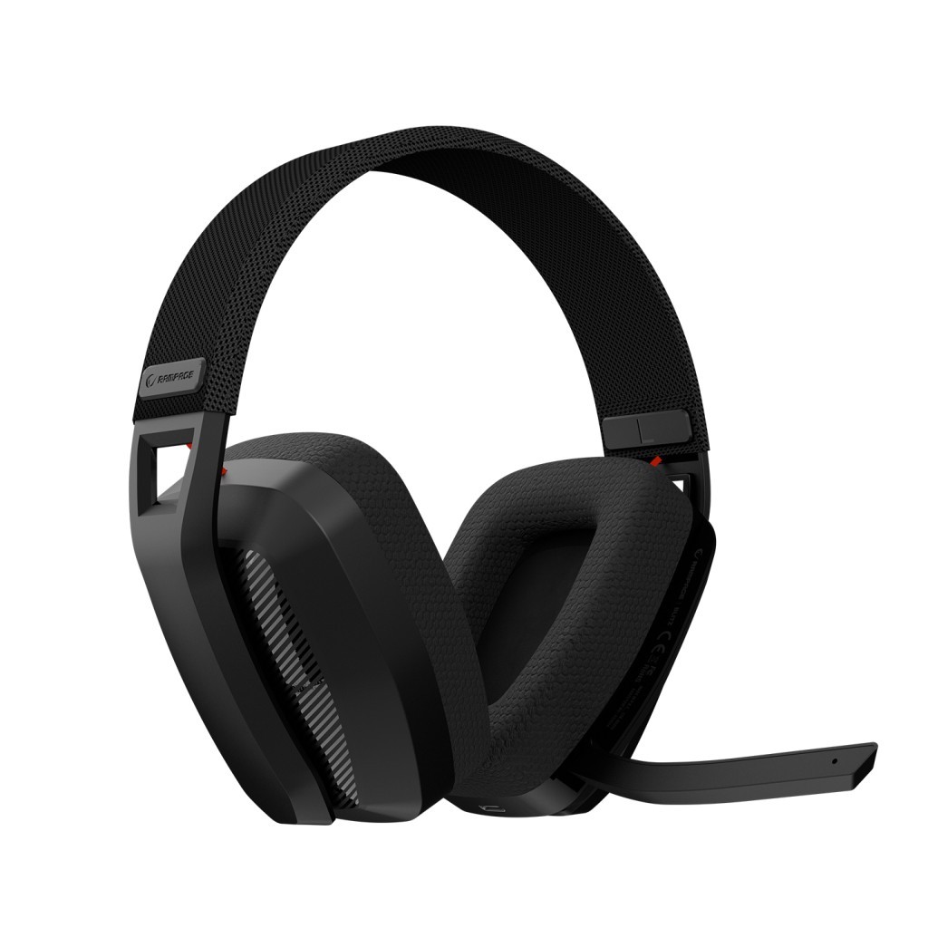 Rampage BLITZ Siyah Wireless 2.4G+ Bluetooth Mikrofonlu Oyuncu Kulaklığı Rampage BLITZ Siyah Wireless 2.4G+ Bluetooth Mikrofonlu Oyuncu Kulaklığı