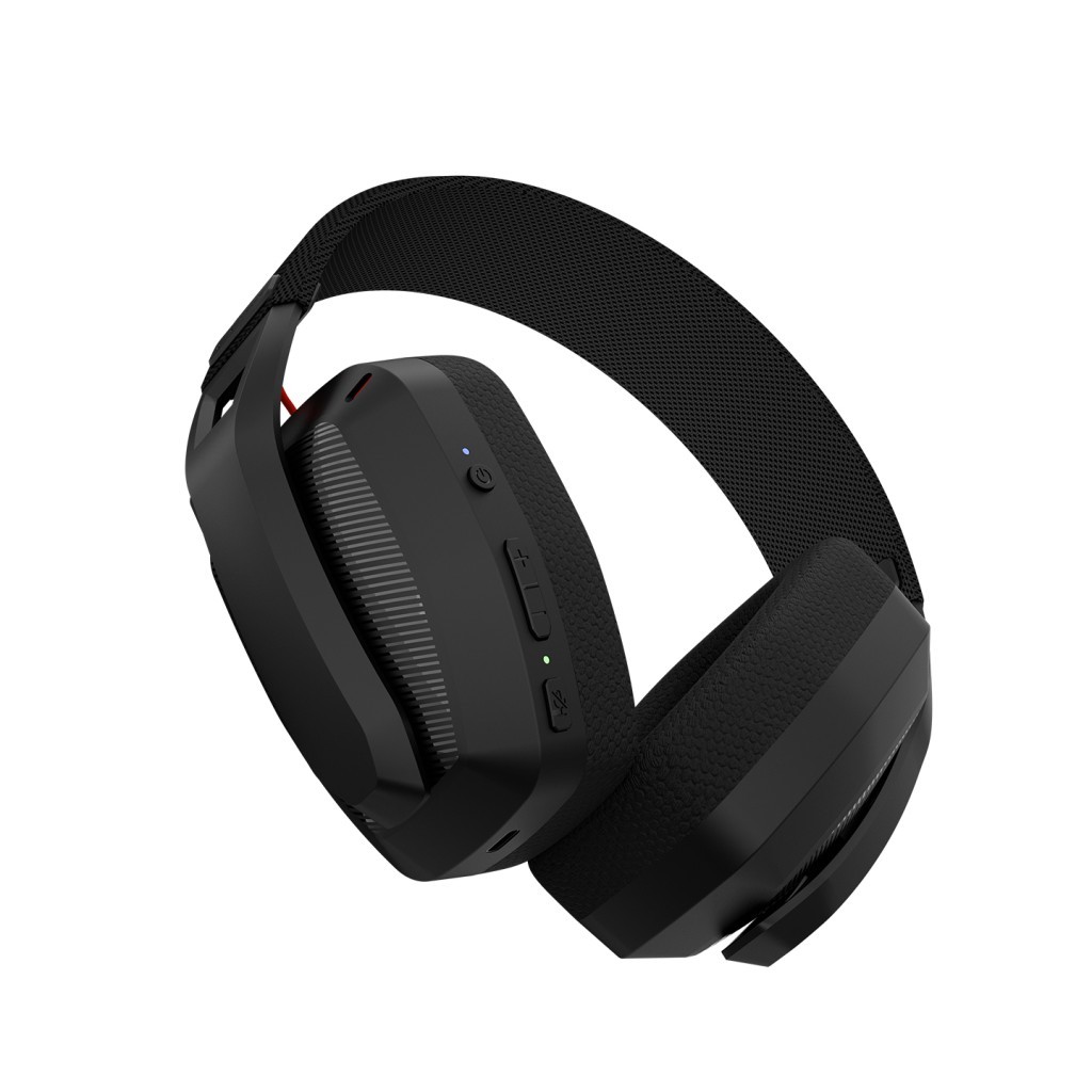 Rampage BLITZ Siyah Wireless 2.4G+ Bluetooth Mikrofonlu Oyuncu Kulaklığı Rampage BLITZ Siyah Wireless 2.4G+ Bluetooth Mikrofonlu Oyuncu Kulaklığı