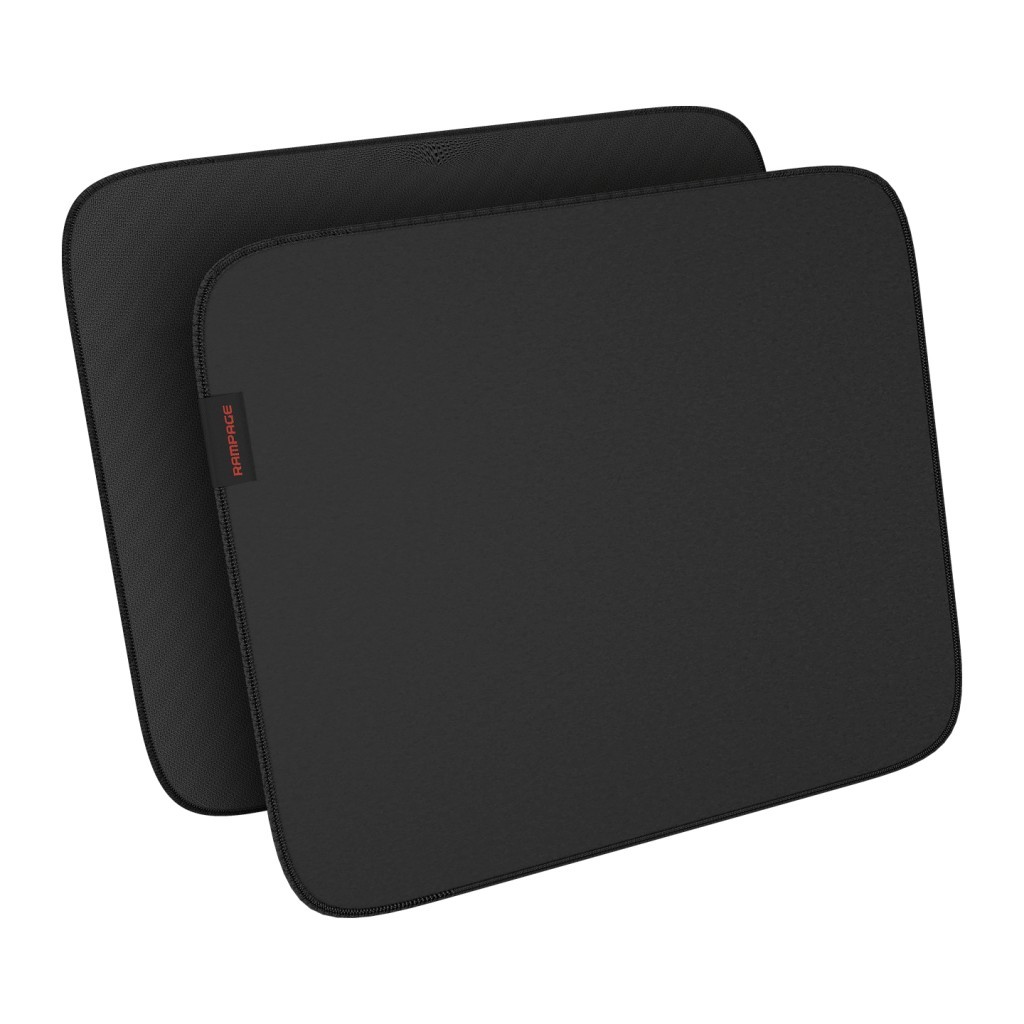 Rampage Pulsar Pro M 350x290x4mm Dikişli Neutral Kumaş Siyah Gaming Mouse Pad Rampage Pulsar Pro M 350x290x4mm Dikişli Neutral Kumaş Siyah Gaming Mouse Pad