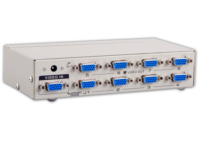 S-link SL-2508 8 VGA 250Mhz Monitör Splitter S-link SL-2508 8 VGA 250Mhz Monitör Splitter