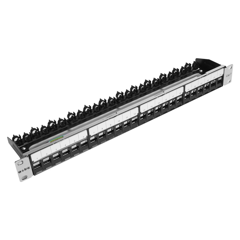 S-link SL-CAT7PP01 24 Lü FTP CAT7 Patch Panel S-link SL-CAT7PP01 24 Lü FTP CAT7 Patch Panel