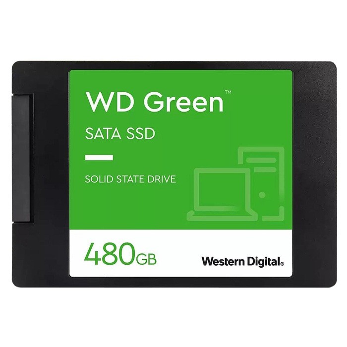 WD 480GB Green WDS480G3G0A 545-465 3D Nand 2.5 WD 480GB Green WDS480G3G0A 545-465 3D Nand 2.5