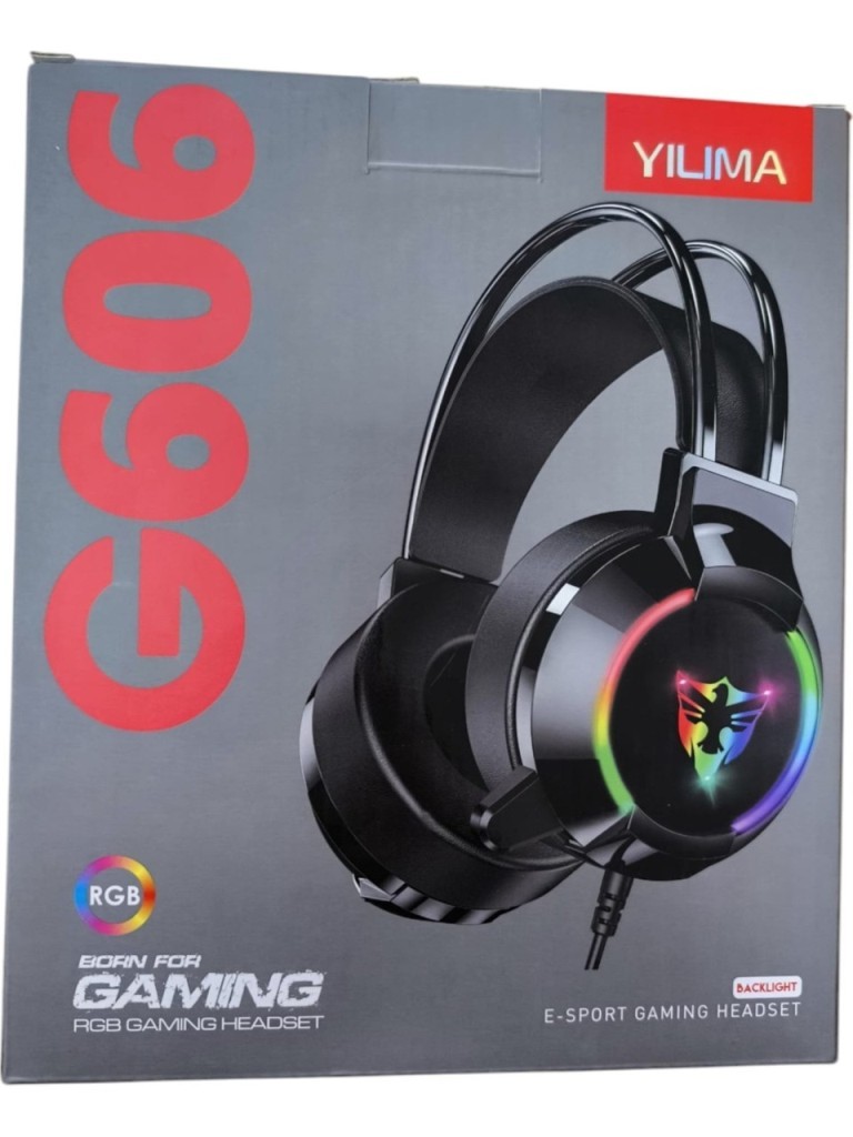 YILIMA G606 Siyah USB 7.1 Surround RGB Işık Efektli Gaming Oyuncu Mikrofonlu Kulaklık, 7.1 Kulaklık, 7.1 Oyuncu Kulaklığı YILIMA G606 Siyah USB 7.1 Surround RGB Işık Efektli Gaming Oyuncu Mikrofonlu Kulaklık, 7.1 Kulaklık, 7.1 Oyuncu Kulaklığı