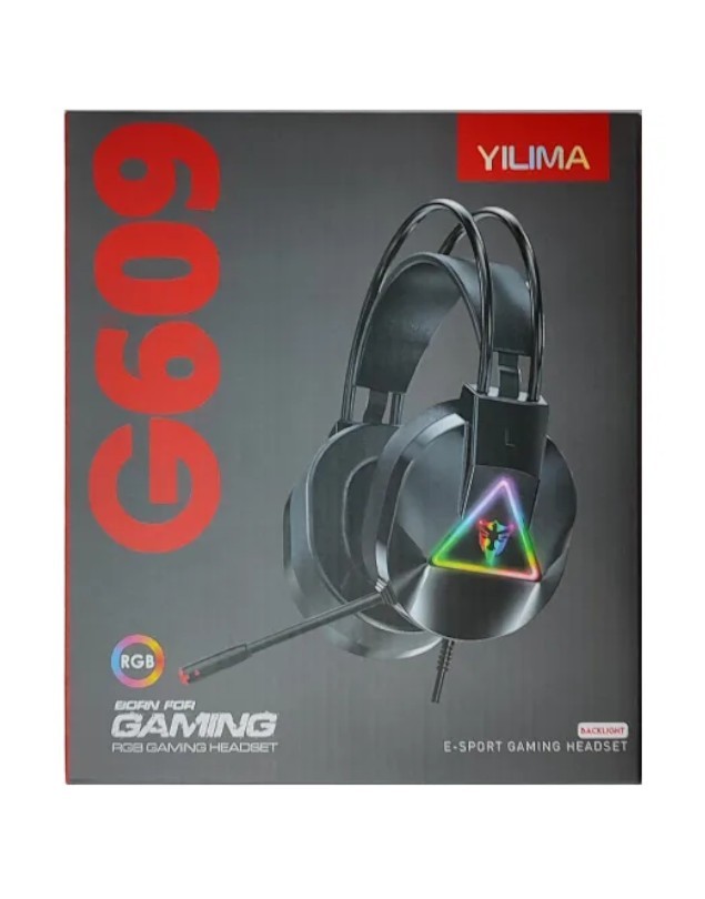 YILIMA G609 Siyah USB 7.1 Surround RGB Işık Efektli Gaming Oyuncu Mikrofonlu Kulaklık, 7.1 Kulaklık, 7.1 Oyuncu Kulaklığı YILIMA G609 Siyah USB 7.1 Surround RGB Işık Efektli Gaming Oyuncu Mikrofonlu Kulaklık, 7.1 Kulaklık, 7.1 Oyuncu Kulaklığı